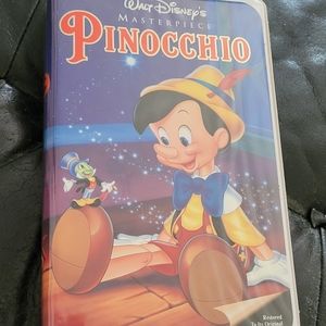Pinocchio masterpiece collection vhs classic vhs good working condition